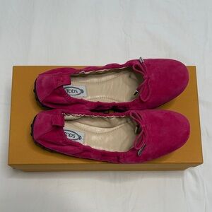 Tod’s Ballerina Flat Laccetto Termin NWB
